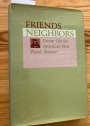 Friends and Neighbors: Group Life in America's First Plural Society.