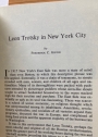 Trotsky in New York City.