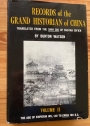 Records of the Grand Historian of China. Translated from the Shih Chi of Ssu-Ma Ch'ien. Volume 2: The Age of Emperor Wu, 140 to circa 100 BC.