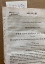 Constitution of Iowa. Proclamation of the Governor of Iowa, Declaring the Adoption of the Constitution by the Electors of the Territory of Iowa. December 15, 1846.