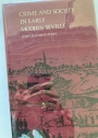 Crime and Society in Early Modern Seville.
