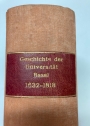 Geschichte der Universität Basel 1632 - 1818.