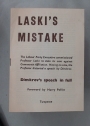 Laski's Mistake. Foreword by Harry Pollitt.