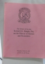 The Library of the late Kenneth K Knight, Esq on the History of Science and Economics. Wednesday, October 31, 1979.