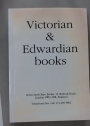 Victorian and Edwardian Books. (Novem)