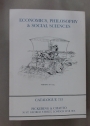 Pickering and Chatto. Catalogue 753: Economics, Philosophy and Social Sciences.