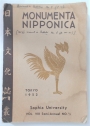 Monumenta Nipponica. Studies on Japanese Culture Past and Present. Volume 8, No 1/2, January 1952.