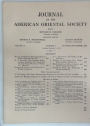 Journal of the American Oriental Society. Volume 78, Number 4, October - December 1958.