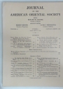 Journal of the American Oriental Society. Volume 83, Number 1, January - March 1963.