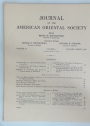 Journal of the American Oriental Society. Volume 78, Number 1, January - March 1958.