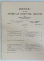Journal of the American Oriental Society. Volume 77, Number 2, April - June 1957.
