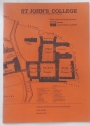 St John's College 'Orange Book'. General Information for Junior Members. Sixth Edition, October 1973.