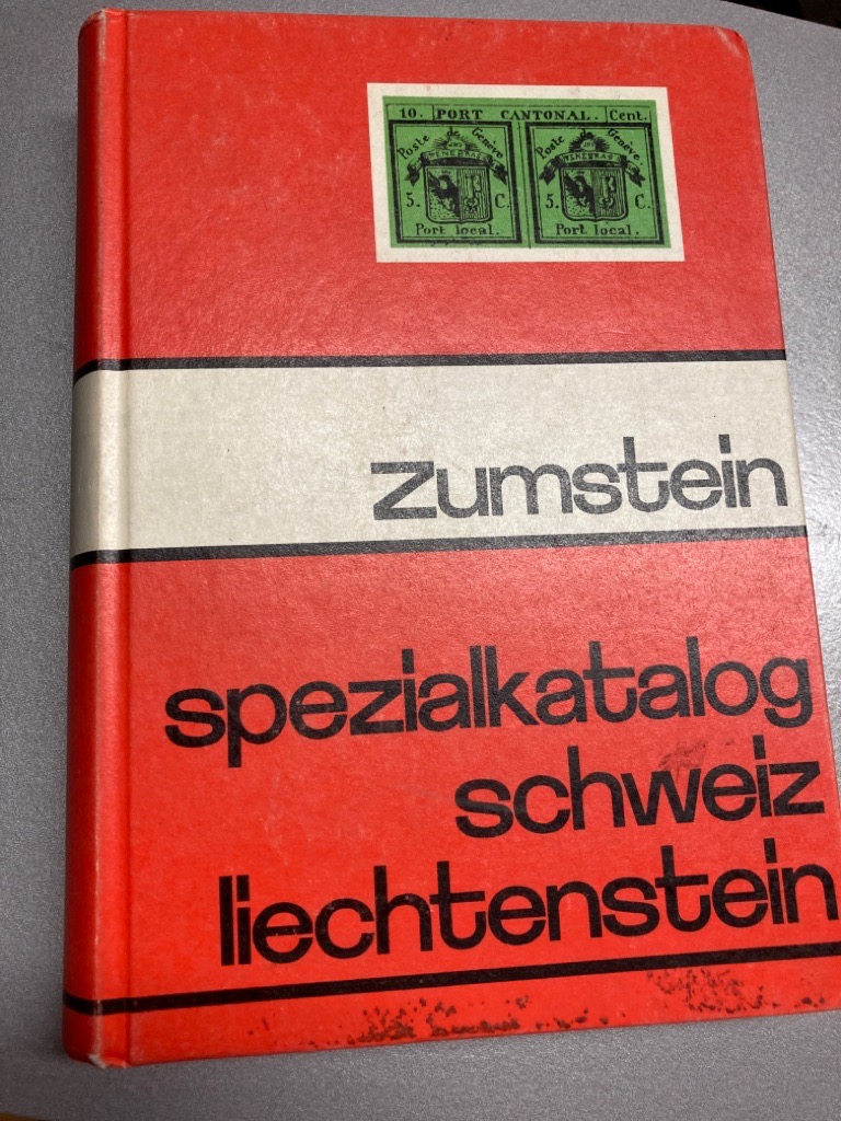 Zumstein. Spezialkatalog über die Briefmarken der Schweiz und von Liechtenstein. 21. Auflage.