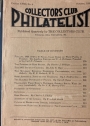 Collector's Club Philatelist. Volume 18, No 4, October 1939.