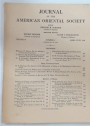 Journal of the American Oriental Society. Volume 83, Number 2, April - June 1963.
