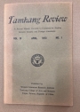 Tamkang Journal. A Journal Mainly Devoted to Comparative Studies between Chinese and Foreign literatures. Volume 4, Number 1, April 1973.