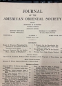 Journal of the American Oriental Society. Volume 79, Number 2, April - June 1959.