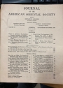Journal of the American Oriental Society. Volume 81, Number 4, September - December 1961