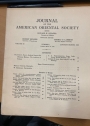 Journal of the American Oriental Society. Volume 80, Number 1, January - March 1960.