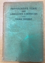 Provocative Verse and Libellous Limericks.
