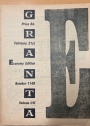 The Granta. The Cambridge Journal. Volume 56, No 1140. February 21st, 1953. Economy Edition.
