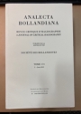 Analecta Bollandiana. Revue Critique d'Hagiographie. A Journal of Critical Hagiography. Tome 131, Part 1, June 2013.