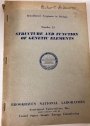 Structure and Function of Genetic Elements. Report of a Symposium Held June 1 - 3, 1959.