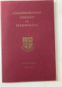 Loughborough College of Technology. Calendar 1957 - 1958.
