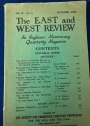 East and West Review. An Anglican Missionary Quarterly Magazine. Volume 4, No 4, October 1938.
