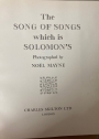 The Song of Songs which is Solomon's.
