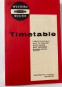 Passenger Services Timetable London (Paddington), West of England, South Wales, West Midlands (Including Suburban Services). 9 Sept 1963 to 14th June 1964.