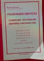 London Midland Region. Passenger Services, 15 June 1964 to 6 Sep 1964. Cumberland, Westmoreland and North Lancashire Lines with Services to Edinburgh, Glasgow, Stranraer, Newcastle, Leeds, London Euston. (BR.35507/6)