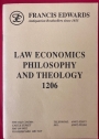Catalogue 1206: Law, Economics, Philosophy and Theology