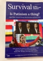 Is Putinism a Thing? (Survival. Global Politics and Strategy. Volume 59, No 1, February - March 2017)