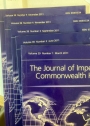 The Journal of Imperial and Commonwealth History. Volume 39, 2011. Complete.