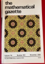 The Mathematical Gazette. The Journal of the Mathematical Association. Volume 78, Number 483, November 1994.