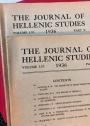 The Journal of Hellenic Studies. Volume 56 (1936)