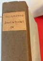 A History of Inventions and Discoveries. Translated from the German, by William Johnston. Second Edition. Volume 4 ONLY.