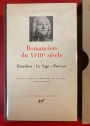 Romanciers du XVIIIe siècle. Volume 1.