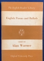 English Poems and Ballads.