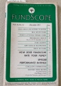 Fundscope. A Thinking Man's Guide to Mutual Funds. Volume 14, No 12, December 1971.