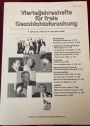 Vierteljahreshefte für freie Geschichtsforschung. 4. Jahrgang, Heft 3 & 4, Dezember 2000.