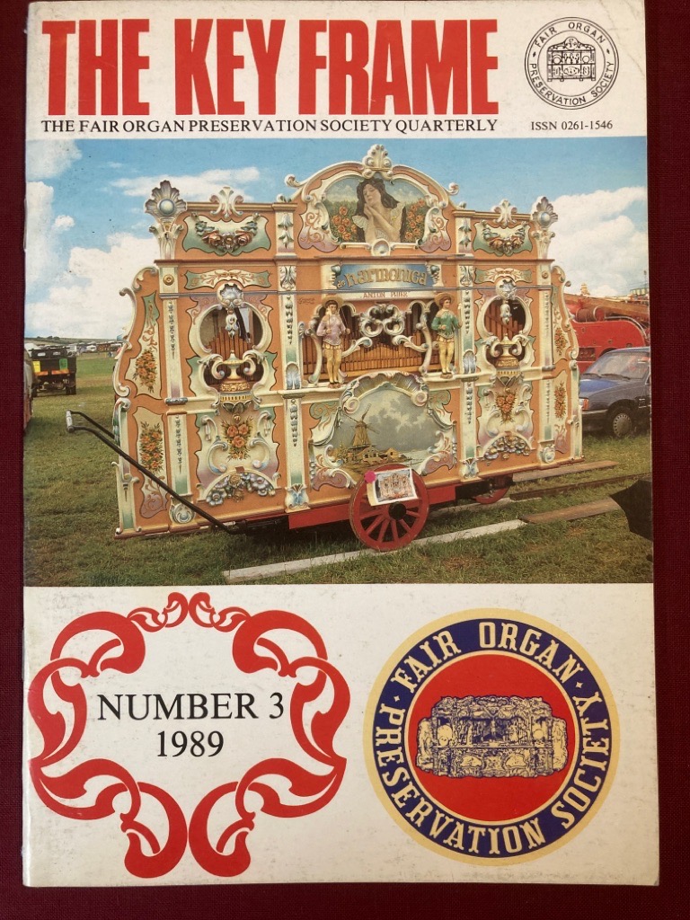 The Key Frame: The Fair Organ Preservation Society Quarterly. Number 3, 1989.