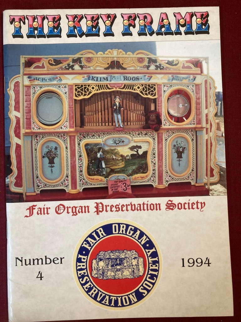 The Key Frame: The Fair Organ Preservation Society Quarterly. Number 4, 1994.