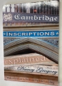 Cambridge Inscriptions Explained.