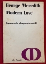 Modern Love. Romanzo in Cinquanta Sonetti. A Cura di Alessandro Serpieri.