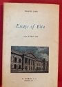 Essays of Elia, a Cura di Mario Praz.