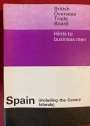 Hints to Business Men: Spain (Including the Canary Islands).