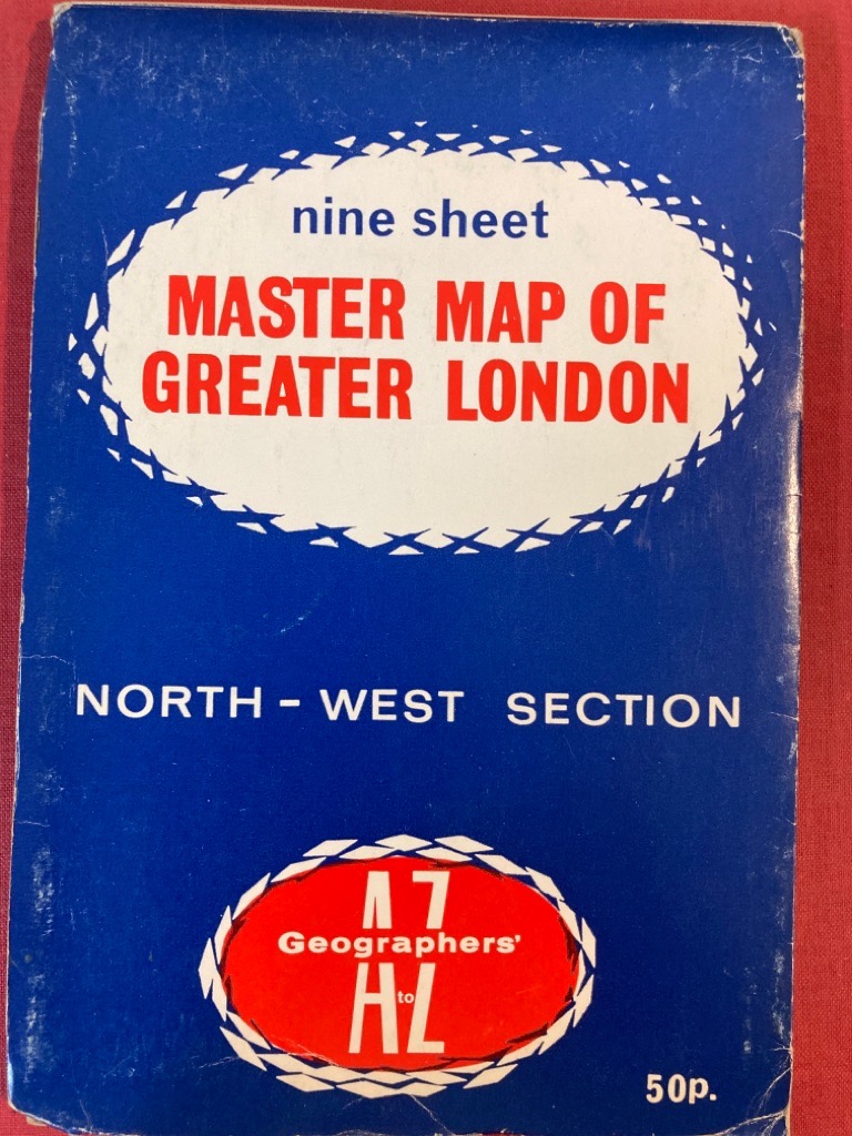 Nine Sheet Master Map of Greater London: North-West Section.