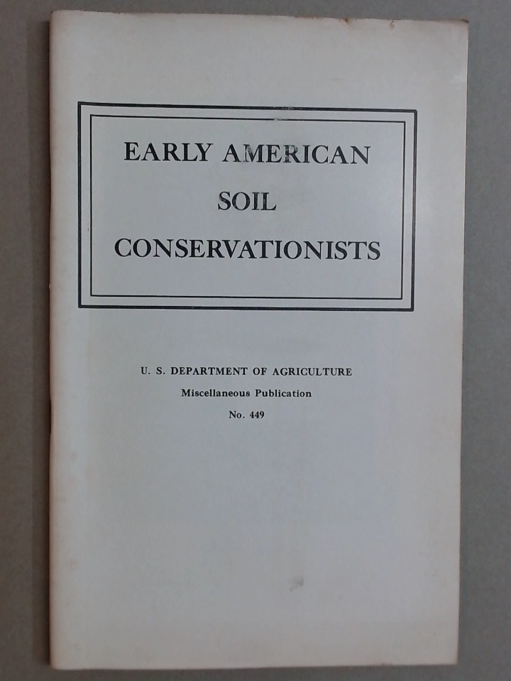 Early American Soil Conservationists.